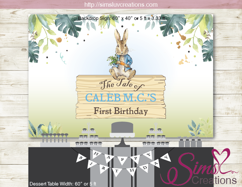 A Peter Rabbit Spring Party with Free Printables - Party Ideas