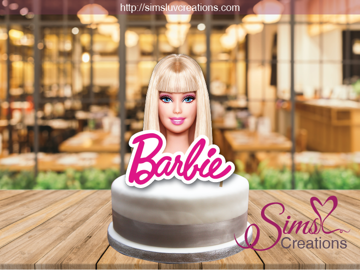 BARBIE THEME CAKE TOPPER | CAKE CENTERPIECE | CAKE DECORATIONS