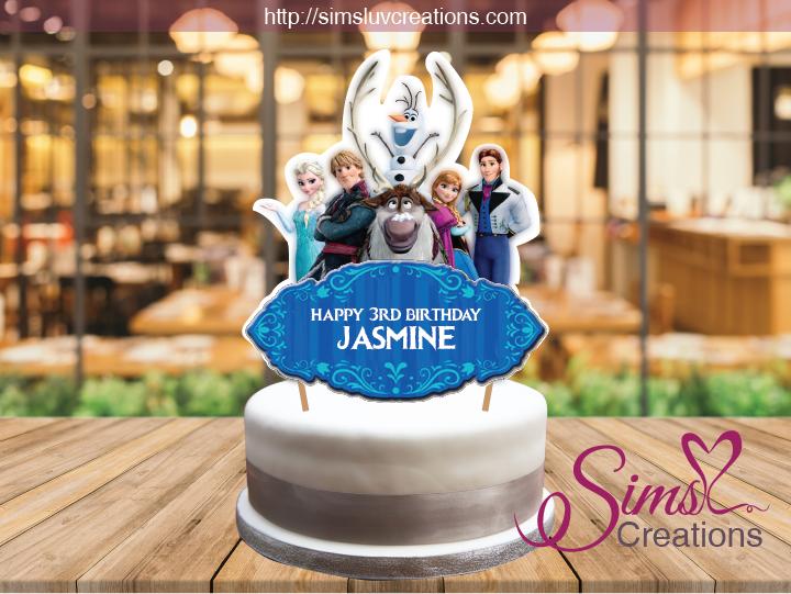 disney-frozen-cake-topper-cake-centerpiece-cake-decorations-sims-luv-creations for Free Printable Frozen Cake Topper DISNEY FROZEN CAKE TOPPER | CAKE CENTERPIECE | CAKE DECORATIONS – Sims Luv Creations for Free Printable Frozen Cake Topper