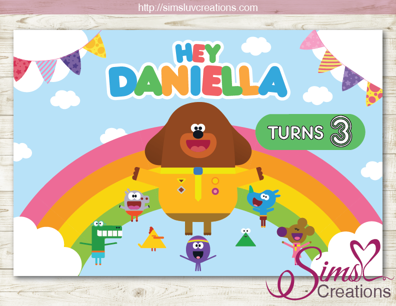HEY DUGGEE PARTY BACKDROP BANNER | BIRTHDAY POSTER PRINTABLES – Sims Luv Creations hey-duggee-party-backdrop-banner-birthday-poster-printables-sims-luv-creations
