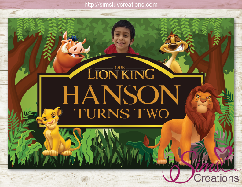 LION KING PRINTABLE PARTY BACKDROP BANNER | BIRTHDAY POSTER DIGITAL – Sims Luv Creations lion-king-printable-party-backdrop-banner-birthday-poster-digital-sims-luv-creations
