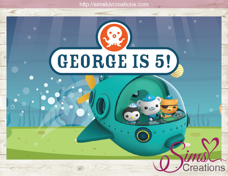 OCTONAUTS THEME PRINTABLE BACKDROP BANNER | BIRTHDAY POSTER PRINTABLES – Sims Luv Creations octonauts-theme-printable-backdrop-banner-birthday-poster-printables-sims-luv-creations