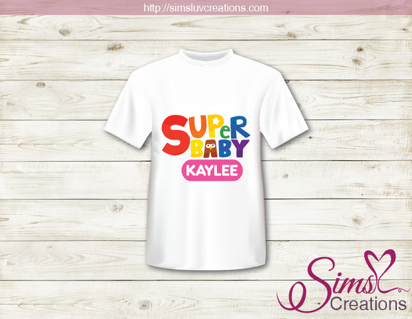 SUPER SIMPLE SONG LOGO T-SHIRT IRON ON TRANSFER | DIGITAL FILE FOR SUPER SIMPLE T-SHIRTS