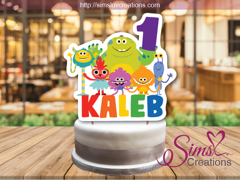 SUPER SIMPLE MONSTERS CAKE TOPPER | CAKE CENTERPIECE | CAKE DECORATIONS