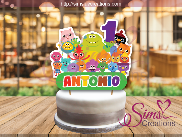SUPER SIMPLE CHARACTERS BIRTHDAY CAKE TOPPER | CAKE CENTERPIECE | CAKE DECORATIONS