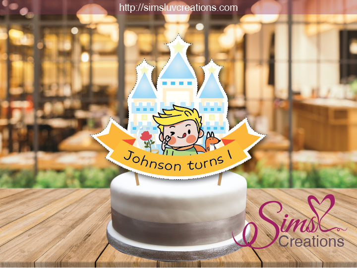 THE LITTLE PRINCE CAKE TOPPER | CAKE CENTERPIECE | CAKE DECORATIONS