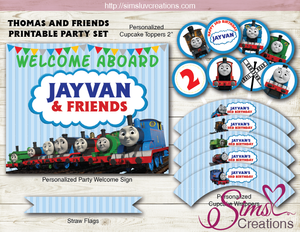 THOMAS AND FRIENDS PARTY KIT | CHOO CHOO TRAIN PARTY PRINTABLES