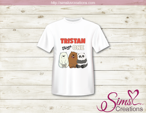 We bare bears t top shirt design