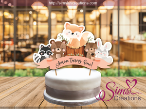 Birthday Party Decor Jungle Animals Cake Toppers Cake Picks Cake Decoration  | eBay