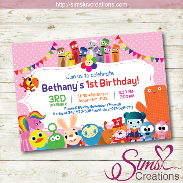 BABYFIRST TV BIRTHDAY PRINTABLE INVITATION | BABYFIRST TV PARTY INVITATION